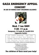 Benefit gig 7/01/09